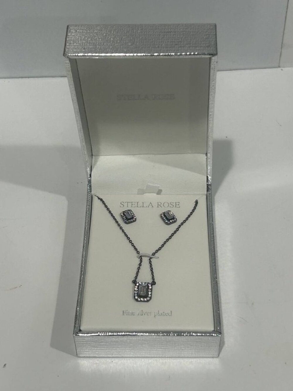 Stella Rose London Jewelry Set NWT, Fine Silver Plated